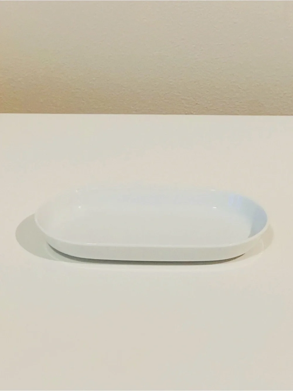 IKEA White Oval Ceramic Serving Tray